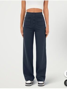 Halara DayStretch DayStretch High Waisted Pockets Straight Leg Casual Pants